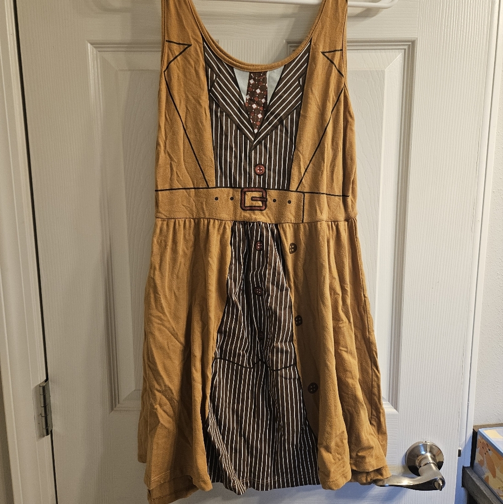 Y2K Dr Who BBC Hot Topic Dress size M 10th Doctor Halloween Costume